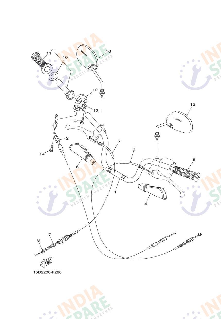 STEERING HANDLE CABLE